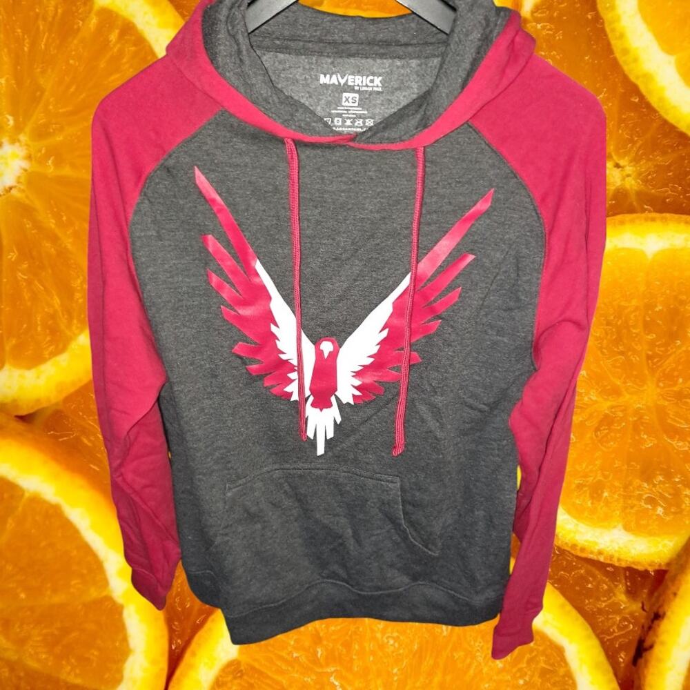 NWT Maverick by Logan Paul Black and‎ Red Hoodie Size XS